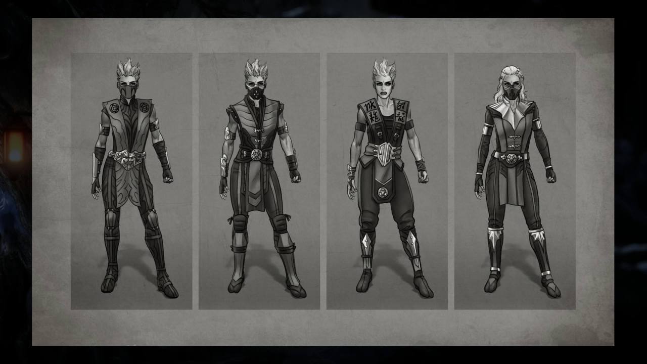 greatkunglao:  Female NPC characters concept arts from Krypt of Mortal Kombat X.