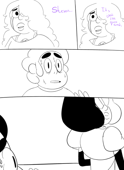 madbunny1010:“AMETHYST DON’T LIE TO HIM” pearl shouts in the background.