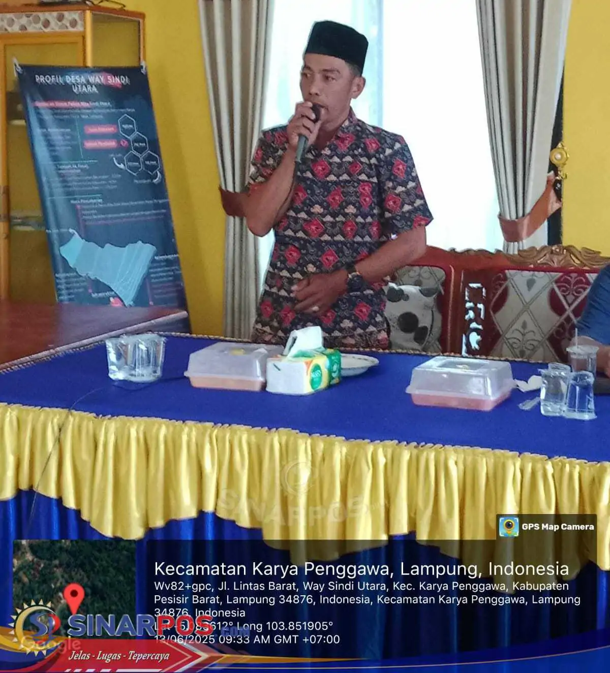 Pekon Way Sindi Utara Kecamatan Karya Penggawa Realisasikan BLT-DD Tahap Ke 1 Tahun 2025 KE 20 KPM