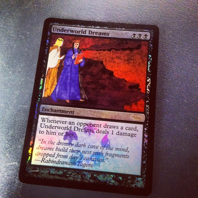 I Hit It With My Axe! on Tumblr: Underworld Dreams (2HG Promo) #mtg #magic  #magicthegathering #mtgcard #tcg #cardgame #collection #foil #promo #wotc  #game