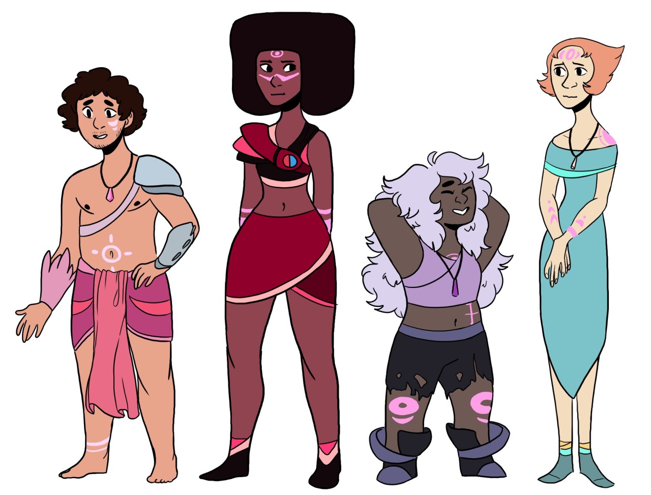 fox-draws:  Okay, h ear me out ,, Steven Universe Atlantis AU