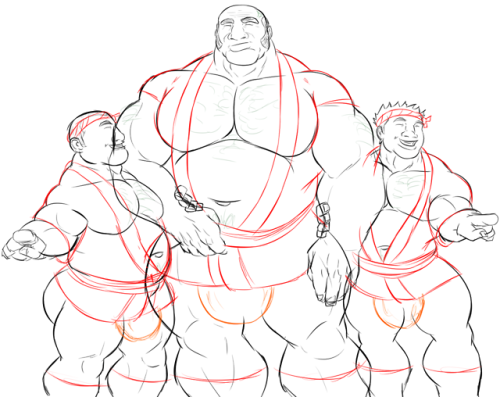 A japanese daddy and his boys at a festival or something, from July 2017 :P