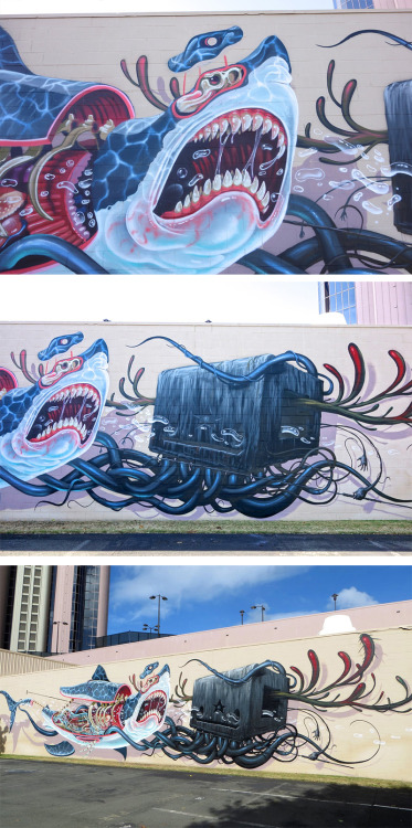 littlelimpstiff14u2:  littlelimpstiff14u2 cross-connect:  The De-Constructed Anatomical Art of Nychos Nychos is an Austrian Super Murallist, also known as Nychos the Weird,part of the Rabbit Eye Movement and of The Weird Crew  