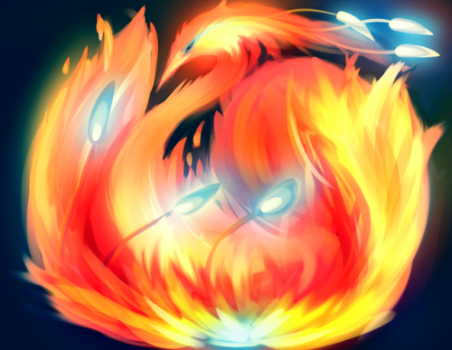 I was asked to draw a phoenix by my friend’s dad’s girlfriendso I did(time taken: 20 to 