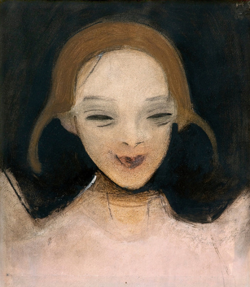 kissitbetter: Helene Schjerfbeck, Smiling Girl, 1921