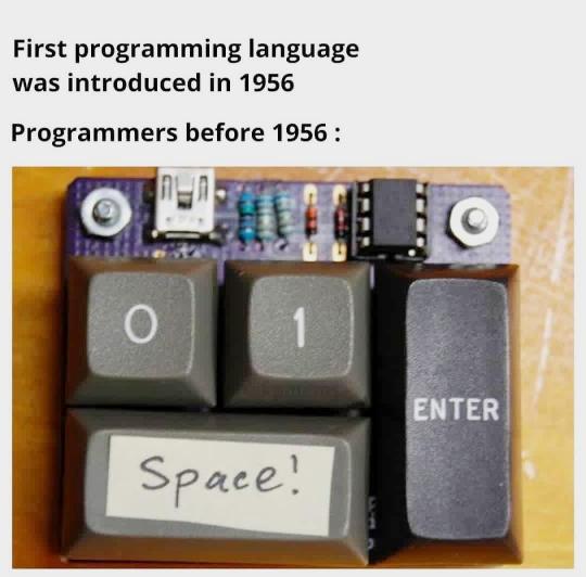 Programmers before programming languages?