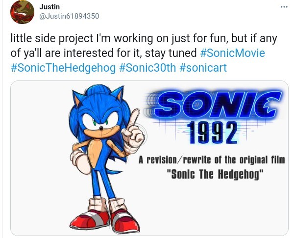 Justin M. on X: Mini Sonic Movie 3 prewrite update: The Old flame