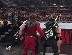 wrestlingchampions:  Shane McMahon &amp; Kane (w/Chyna) d. X-Pac © &amp;