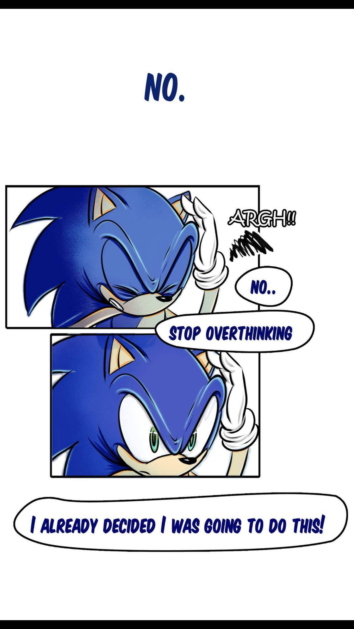 Sonadow Comic: Second Chance chapter 1 Page 1-28 My first time making a