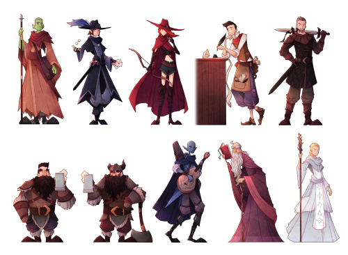 Another huge update of character art for Who is in the Tavern! Not many left to go now. 