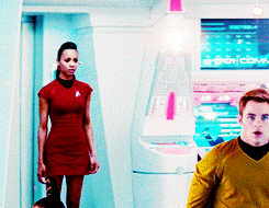 lucystillintheskywithdiamonds:  Admiral Marcus: Captain Kirk, without authorization and in league with the fugitive John Harrison, you went rogue in enemy territory, leaving me no choice but to hunt you down and destroy you. Lock phasers. I’ll make