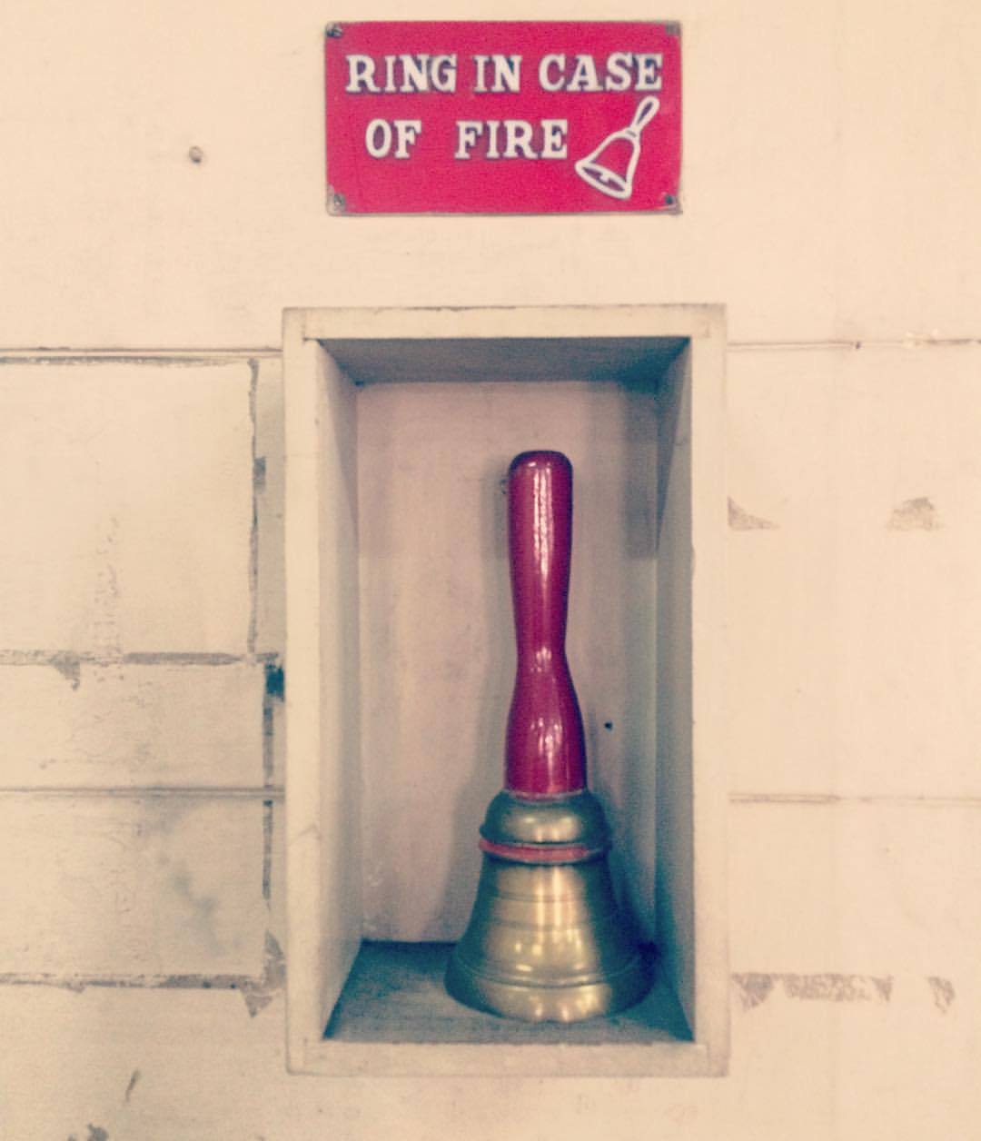 Fire alarm
vintage fire alarm at cargills ceylon building