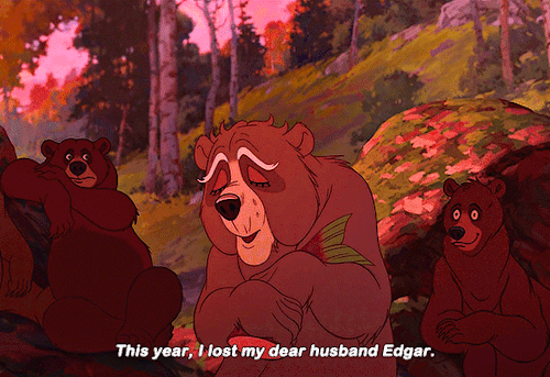 martymcfly:BROTHER BEAR (2003) dir. by Aaron Blaise &amp; Robert Walker Whoever animated the backgr