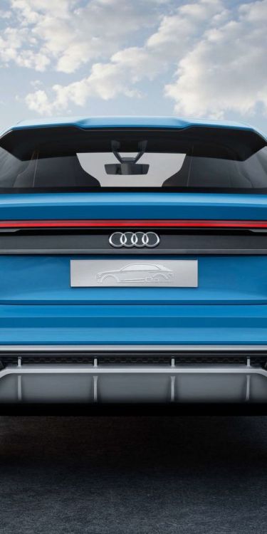Audi Q8, SUV, rear view, 1080x2160 wallpaper @wallpapersmug : https://ift.tt/2FI4itB - https://ift.t