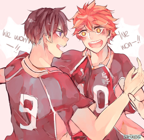 sarikos:  They will someday go too deep for the no homo bro victory hug. Trust your secret valentine. || for @haiyse 