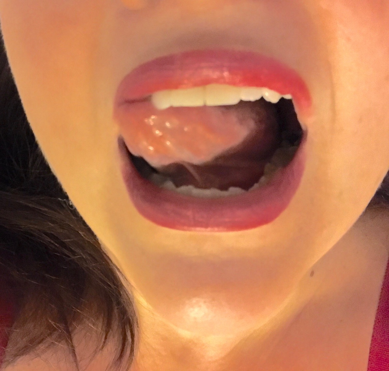 monchichitamberine:  I love mouth Monday!  Here are a bunch of random mouth selfies