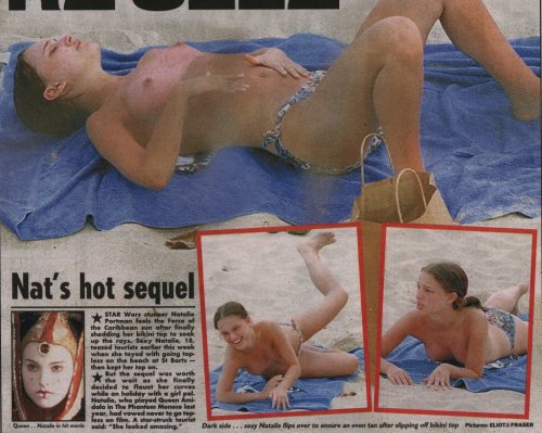 celebsnudeswow:  celebgoodies:  toplessbeachcelebs:  Natalie Portman (Actress) sunbathing topless in St. Bart’s (January 2000)  http://celebgoodies.tumblr.com  Natalie Portman topless