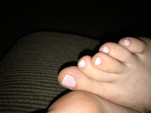 Peek a boo good morning my sexy little feet