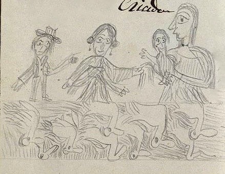 Feed the birds   Detail from *Opusculos varios*, a collection of 14 works bound together, mostly con