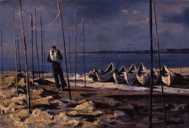 thekcmcus: Hughie Lee-Smith,   Navy Sailor, 1944.   Reflection, 1957.      Harlem