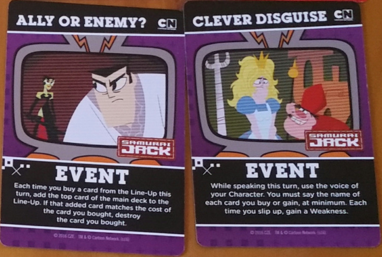 Cartoon Network Crossover Crisis - Samurai Jack cards breakdown