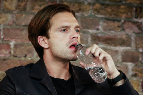 hayden-ho: Sebastian Stan at Apple Store, London. 26th April 2016. Credit and more pics hayden-ho