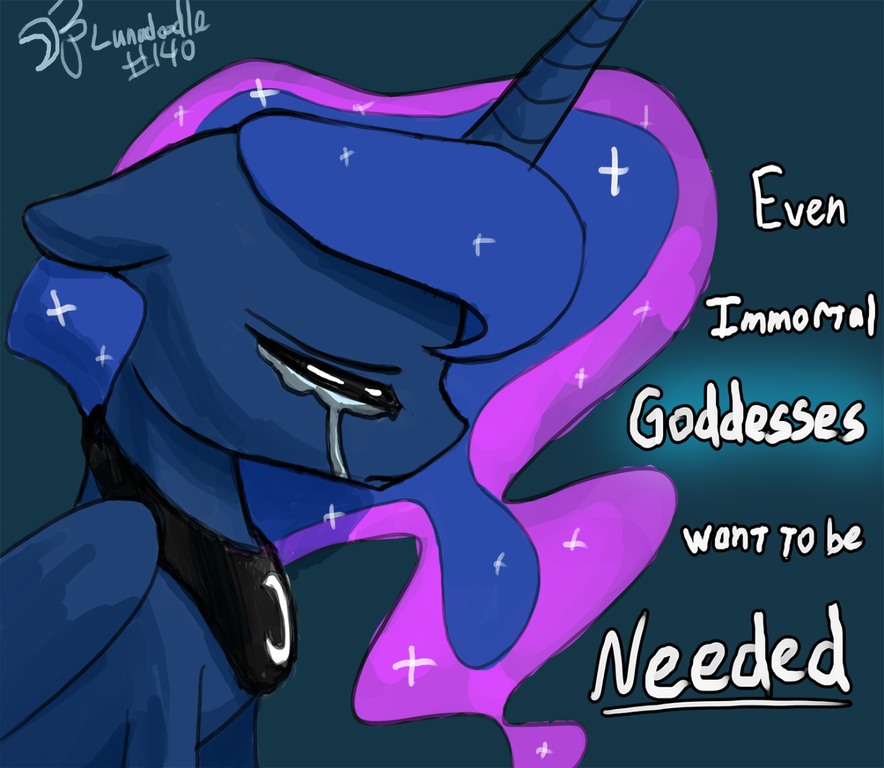 Aww, Luna~! ;o; *big hugs for the night princess* ;w;
