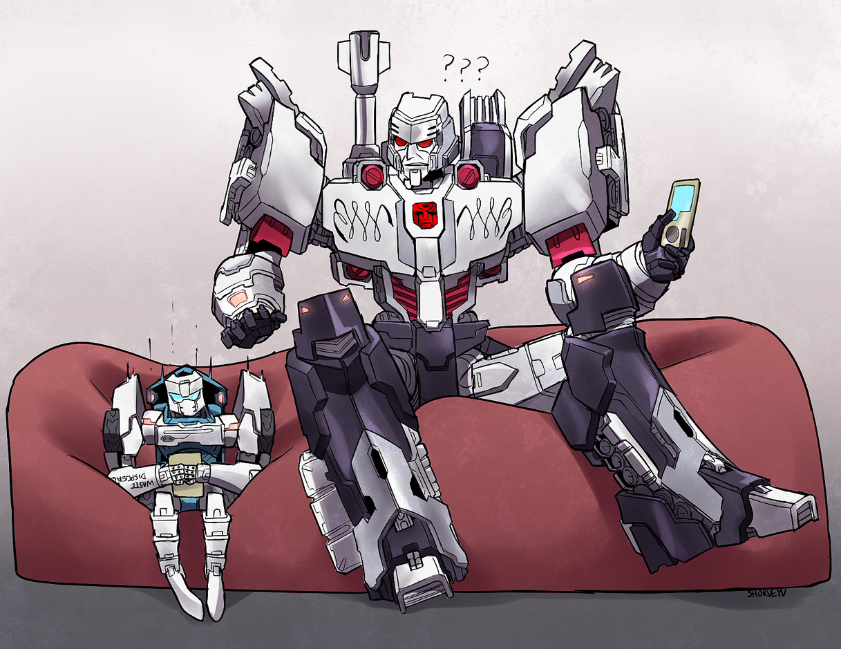 shokveyv:  AU where older bots like tailgate were created with denser material than