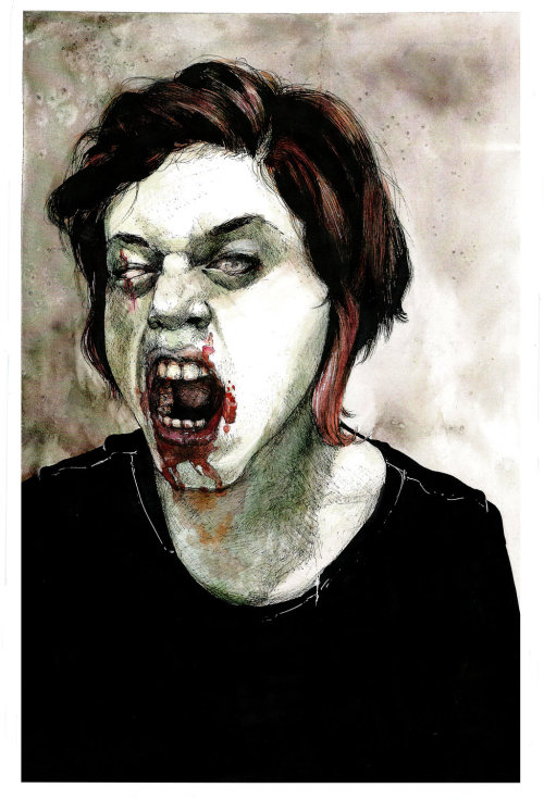 red-lipstick:White-Rose-Thorn aka Vanessa Rivera (USA) - #1: Grips, 2012 Drawings: Sketchbook, Pens,