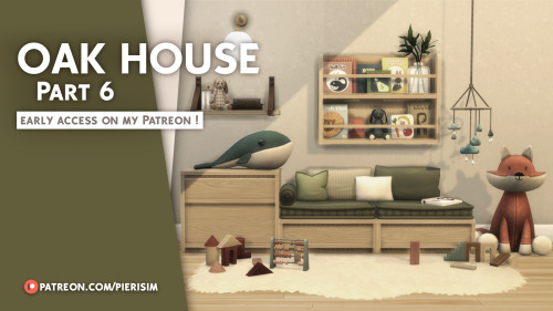 pierisim:Hello hello!Here is the last part of the Oak House : the kids bedroom !There are 29 new ite