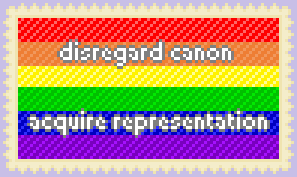 p-3a:  I made some graphics that sum up how I feel about queer headcanons! If you