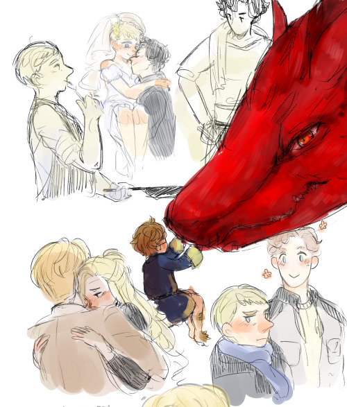 bulecelup:Twitter shenanigans featuring Fem!Hector Dixon, BJMS, Smaug from nowhere, denial-ing Sherl