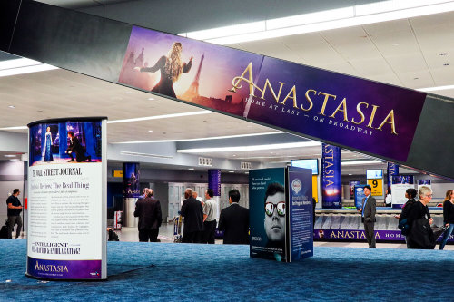 AMERICAN AIRLINES TERMINAL TAKEOVERANASTASIA is an adaptation of Russian history and folk-lore.The G