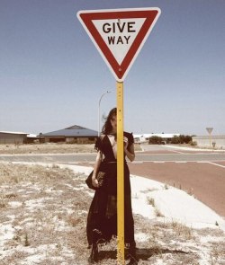 Give Way… By @amberlyvalentine by