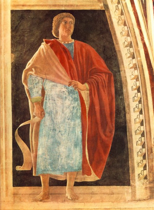 Prophet, 1466, Piero della FrancescaMedium: fresco,wall