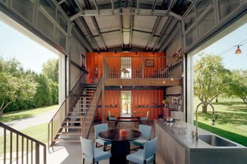 benjaminvine:  Living in a shipping container Okay, it’s not so easy to control the moisture balance well when it rains, it makes a terrible noise when it is raining and when it is hot it is really bloody hot. But, for a few thousand dollars you have