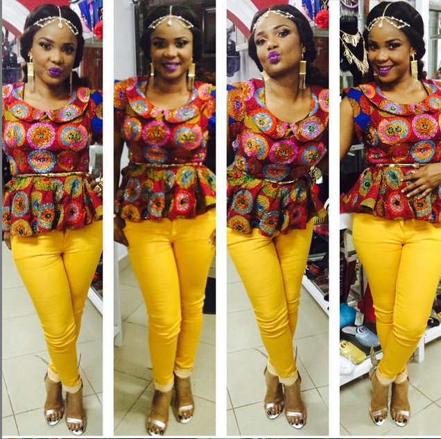 ankara trouser and blouse styles