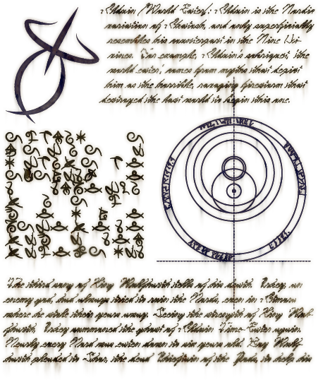 uesp:Did You Know: The book “Shalidor’s Insights” can be partially translated? The “magic alphabet” 
