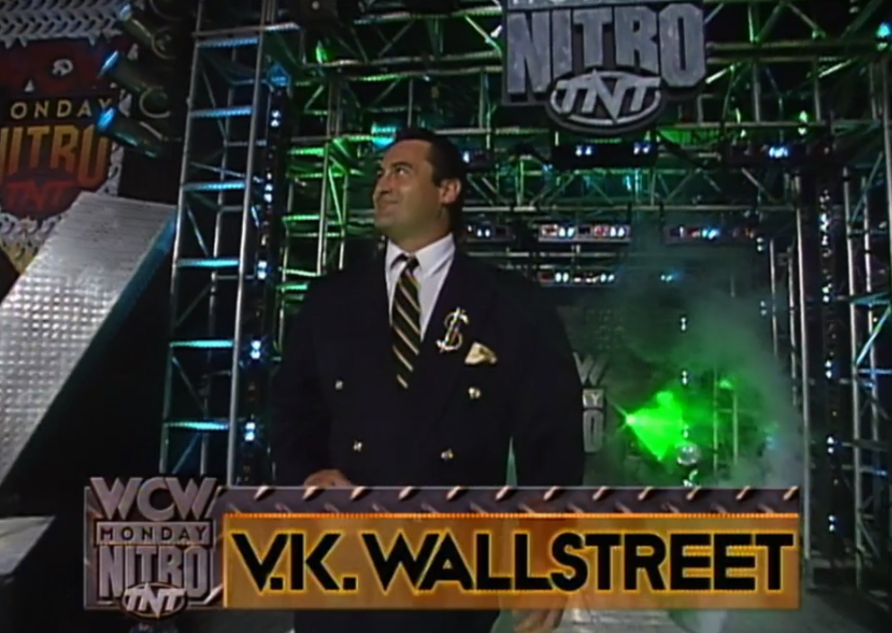 Mike Rotunda as V.K. Wallstreet in WCW. 