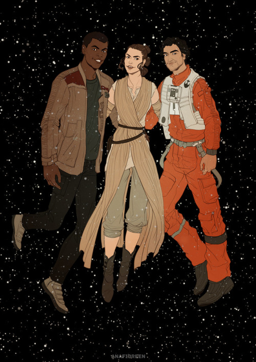 anafigreen:It’s always three of us lost among the starsMay the 4th be with you!