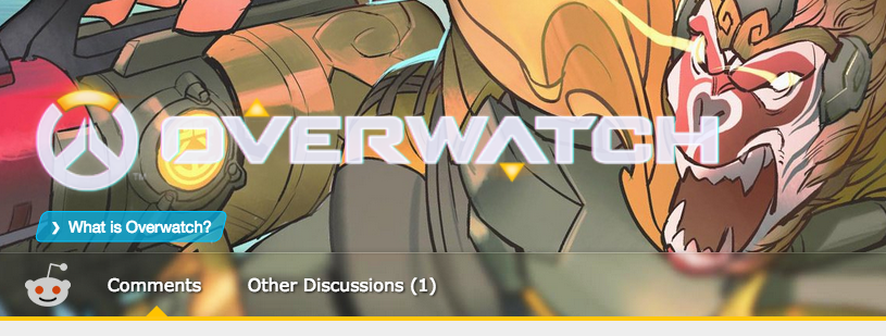 clamperls:  wilwheaton:  the-future-now:  ‘Overwatch’ players turn to Reddit