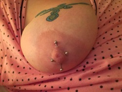 subgirl71:  Pierced boob