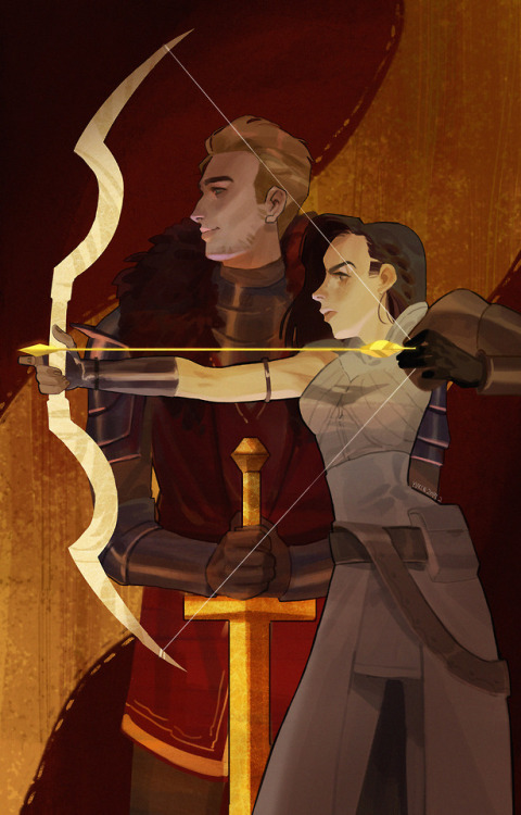 yukinnn: Dragon Age commissions for my friend @jeanlrr . I  had so much fun doing these pieces and n