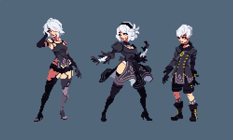 hrpixelart:   YoRHa  