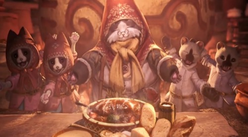 MONSTER HUNTER: ICEBORNE FEASTYOU CAN EAT FOOD MADE BY CATS IN MONSTER HUNTER WORLD WHY DID NOBODY T