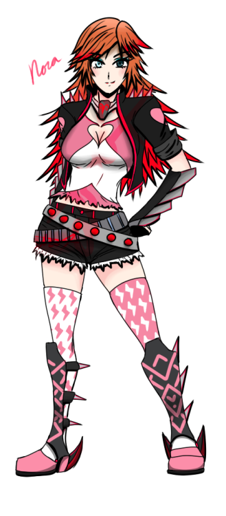 notatrox:  RWBY AU/Nora Valkyire (28) Nora freaking Valkyrie… how did this happen so suddenly? I fell in love with you!!! aiiiiii here’s the full body of Nora from that secret AU I was working on (and by working I mean I was procrastinating) I am