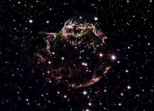 dopamineinjection:just—space:Remains of supernova explosion Cassiopeia A most recent supernova in Milky Way