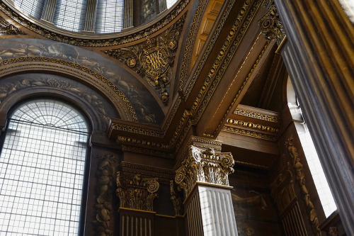 darkmacademia:the painted hall / old royal naval college, london.