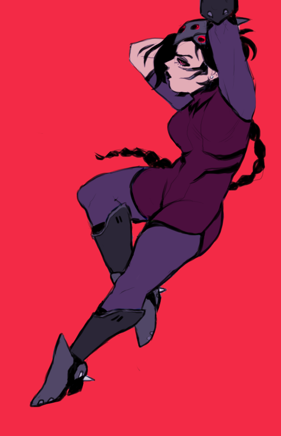 bumbleshark:i wanted to redeisng widow’s outfit for if she ever joined ovw idk