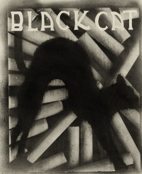 hauntedbystorytelling:  Pierre Dubreuil :: Black Cat Cigarettes, ca. 1930 / via  gacougnol  